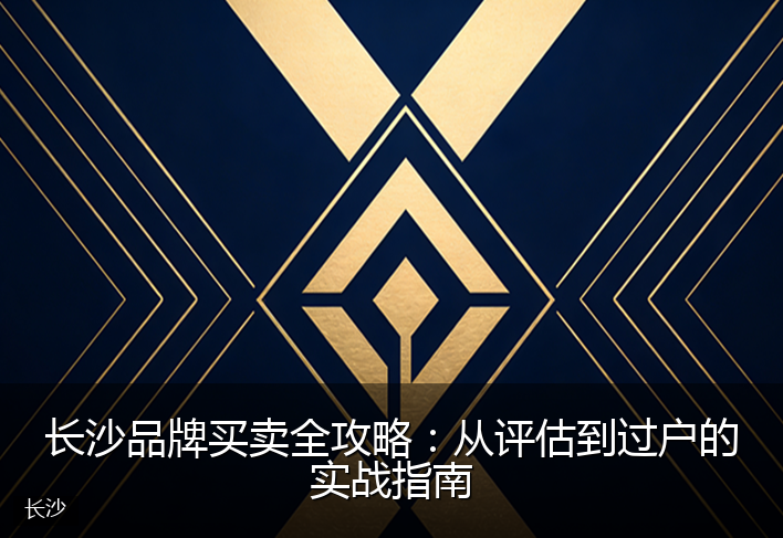 长沙品牌买卖全攻略：从评估到过户的实战指南